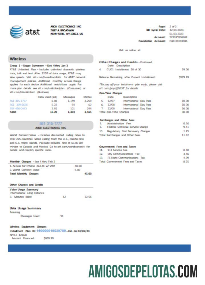 Projeto de lei de serviços públicos de telecomunicações da Texas AT&T, página 2, SCR exemplo real